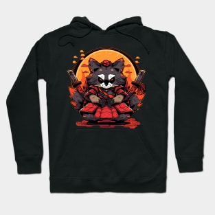 samurai raccoon Hoodie